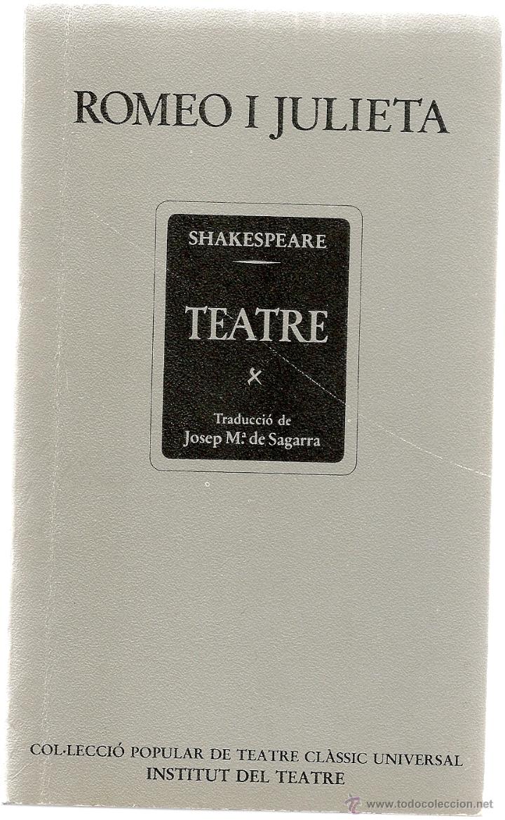 Libros de segunda mano: ROMEO I JULIETA. SHAKESPEARE. EN CATALAN - Foto 1