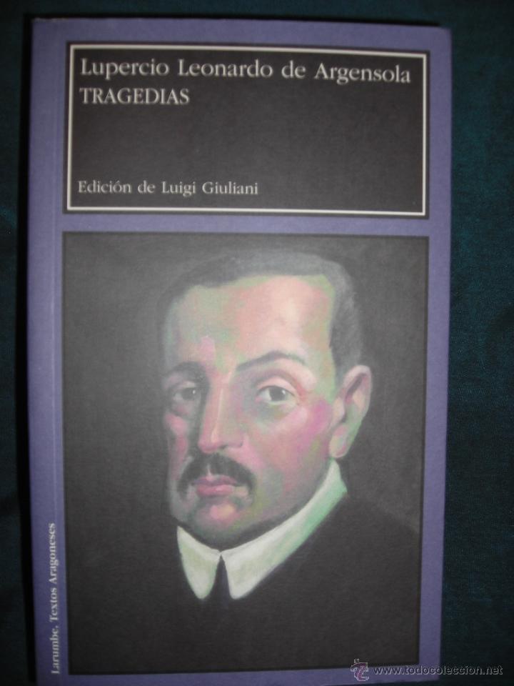 Libros de segunda mano: TRAGEDIAS  LUPERCIO LEONARDO DE ARAGENSOLA - Foto 1
