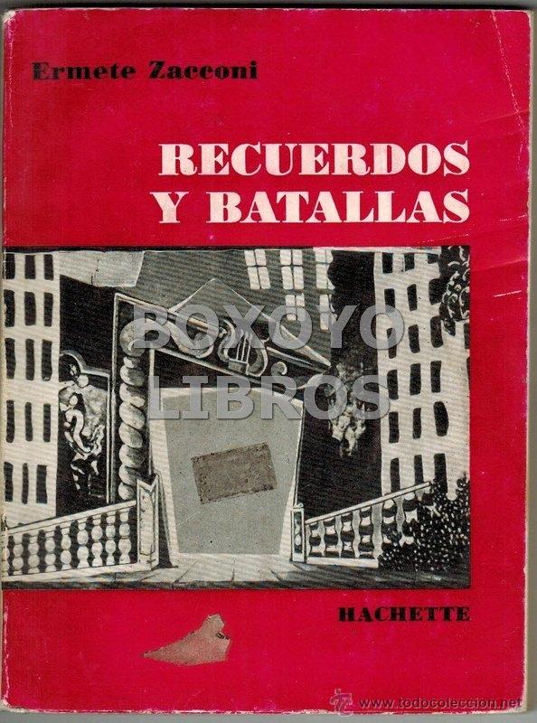 Libros de segunda mano: ZACCONI, Ermete. Recuerdos y batallas - Foto 1