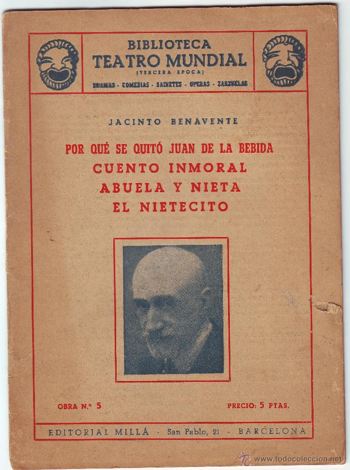 Libros de segunda mano: JACINTO BENAVENTE . TEATRO, VARIAS OBRAS - Foto 1
