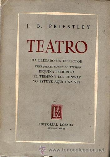 Libros de segunda mano: TEATRO  J. B.PRIESTLEY  3A.EDICI&Oacute;N  1958 - Foto 1