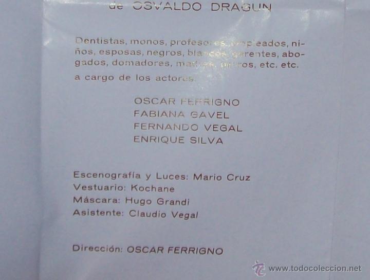Libros de segunda mano: PROGRAMA DEL TEATRO PRINCIPAL EN EL QUE PRESENTA - TEATRO DE LOS BUENOS AYRES -.1979 / 80. MALLORCA - Foto 6