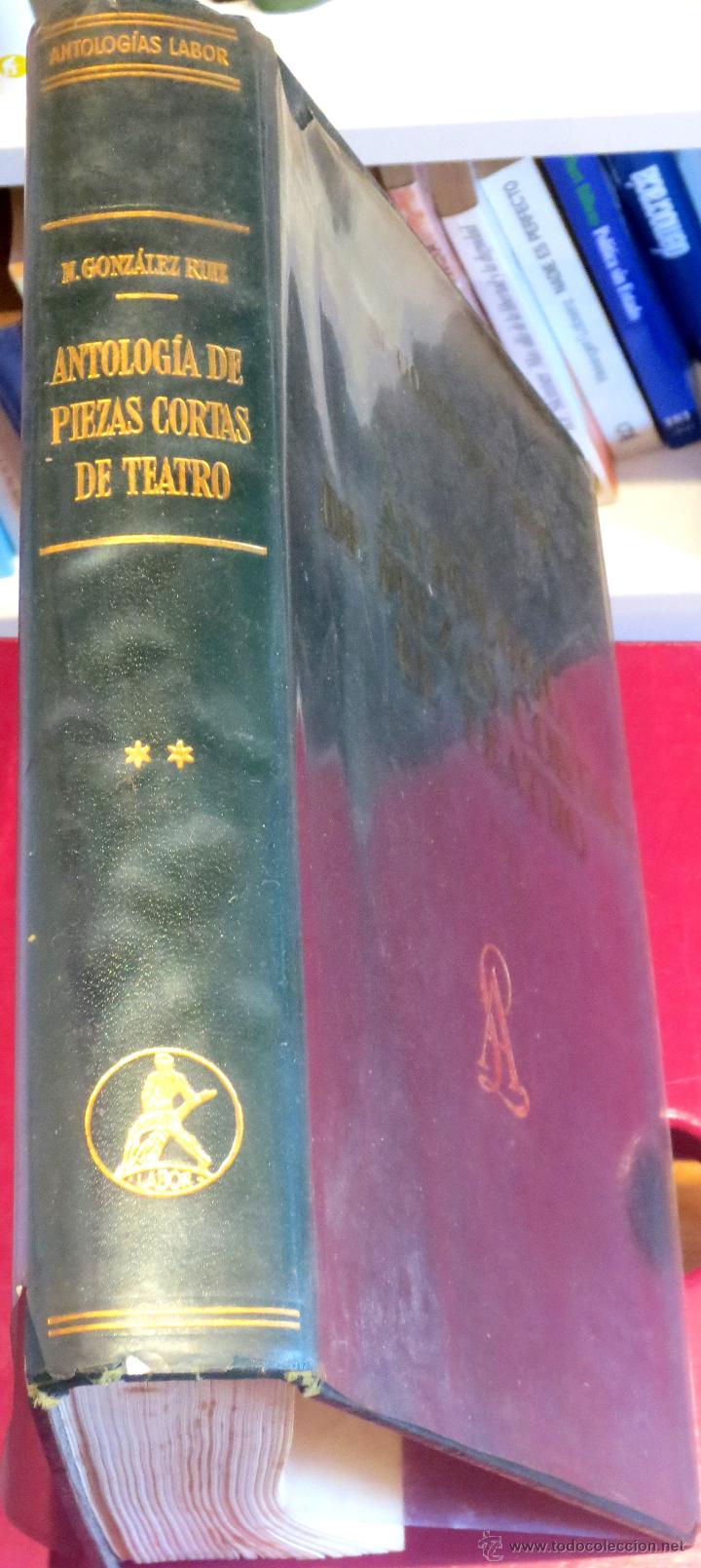 Livres d'occasion: ANTOLOG&Iacute;A DE PIEZAS CORTAS DE TEATRO TOMO 2 NICOL&Aacute;S GONZ&Aacute;LEZ RUIZ LABOR A&Ntilde;O 1965