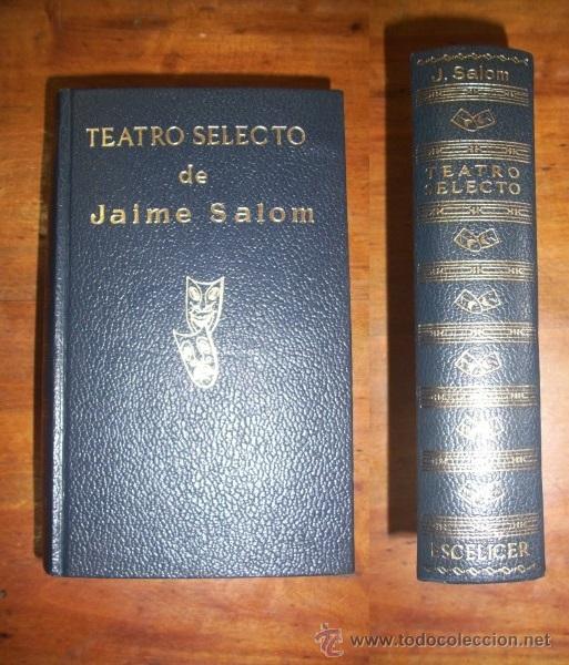 Libros de segunda mano: SALOM, Jaime. Teatro selecto - Foto 1
