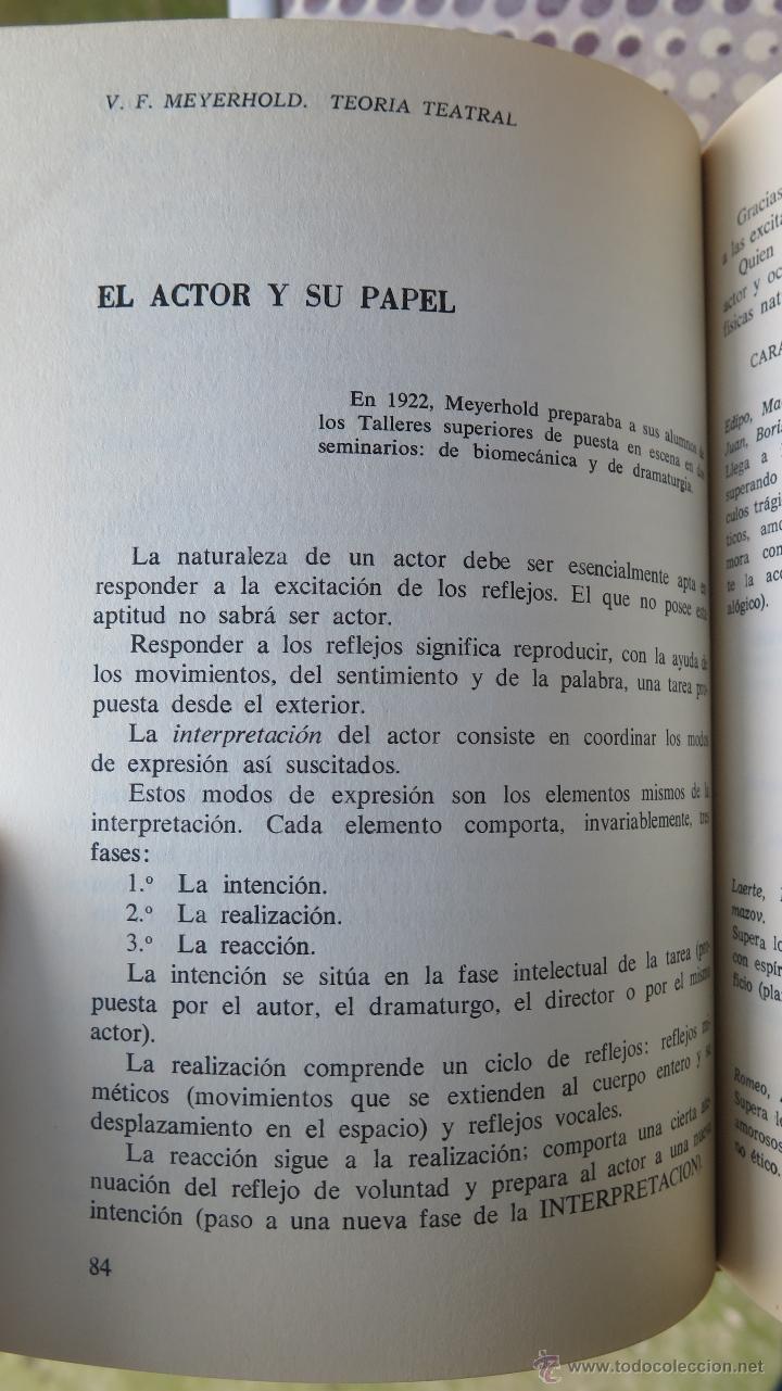 Libros de segunda mano: TEORIA TEATRAL. VSEVELOD MEYERHOLD - Foto 2