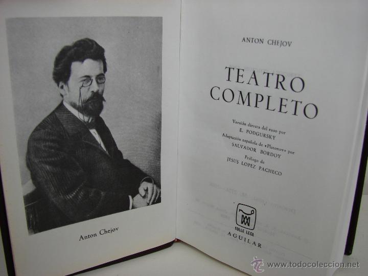 Libros de segunda mano: ANTON CHEJOW. TEATRO COMPLETO. AGUILAR - Foto 2