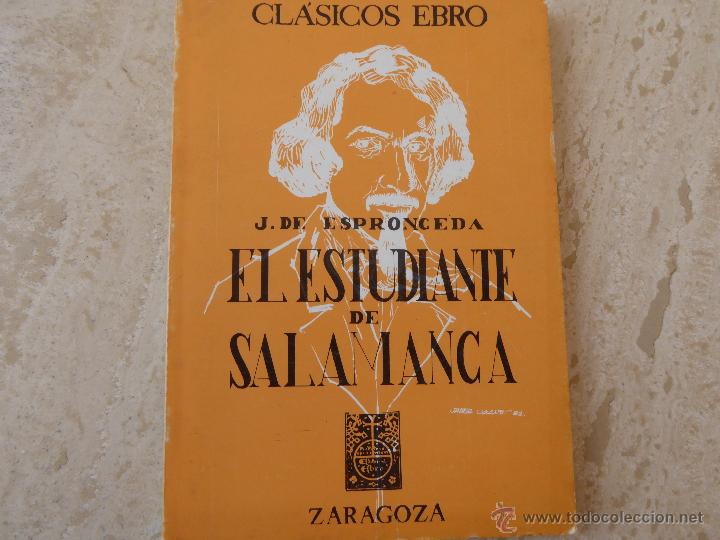 Libros de segunda mano: El estudiante de Salamanca. Espronceda. - Foto 1