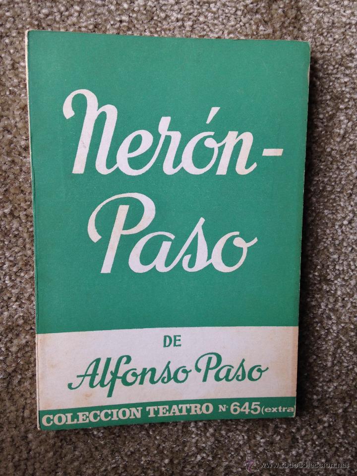 Libros de segunda mano: Ner&oacute;n-Paso. Alfonso Paso. Escelicer,1969 - Foto 1