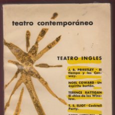 Libros de segunda mano: TEATRO CONTEMPORÁNEO-EL TIEMPO Y LOS CONWAY UN ESPIRITU BURLÓN AÑO 1965 611PAG. LTEA100. Lote 388236554