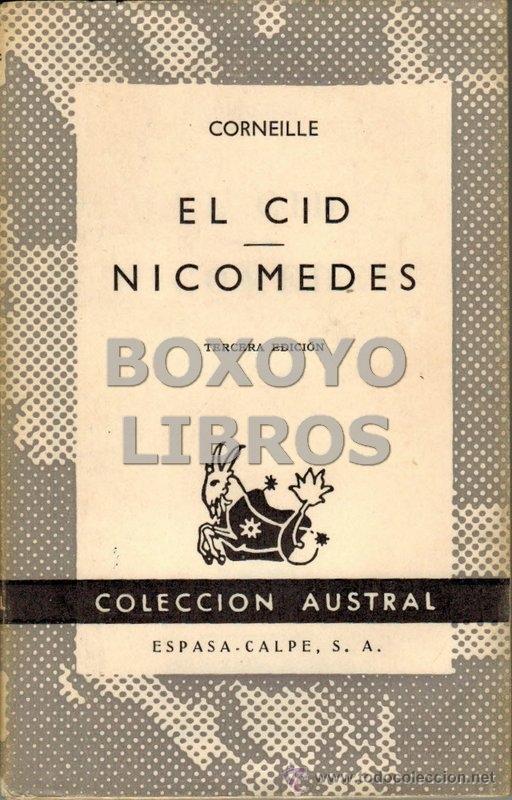 Libros de segunda mano: CORNEILLE. El Cid / Nicomedes - Foto 1