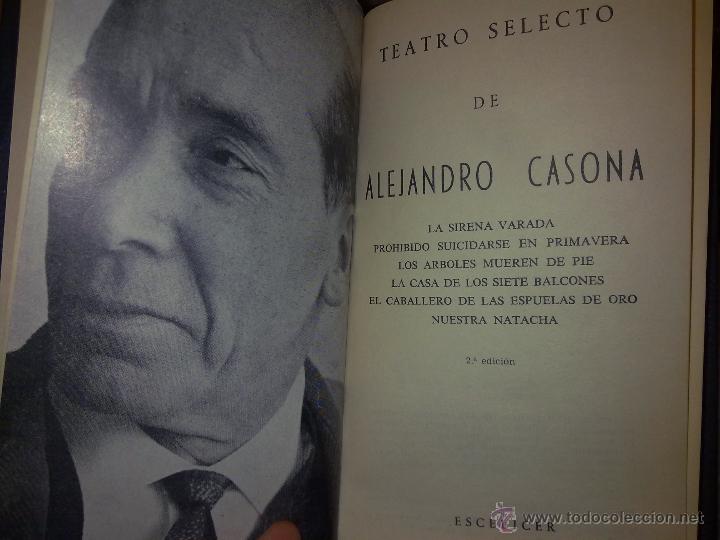 Libros de segunda mano: TEATRO SELECTO DE ALEJANDRO CASONA - Foto 3