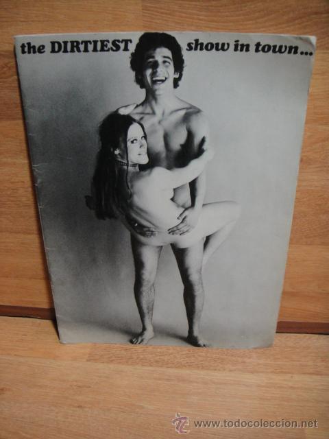 Libros de segunda mano: revista publicitaria de la obra de teatro the dirtiest show in tow