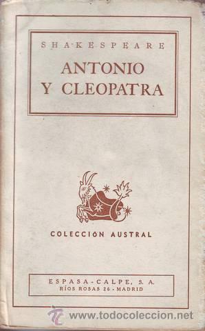 Libros de segunda mano: SHAKESPEARE, WILLIAM: ANTONIO Y CLEOPATRA - Foto 1