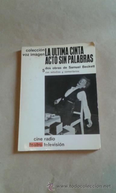 Libros de segunda mano: la ultima cinta. acto sin palabras - Foto 1
