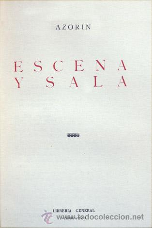 Libros de segunda mano: AZOR&Iacute;N.  Escena y Sala.  1947. - Foto 2