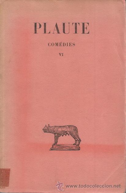 Libros de segunda mano: PLAUTE. Com&eacute;dies. VI. RM71926. - Foto 1