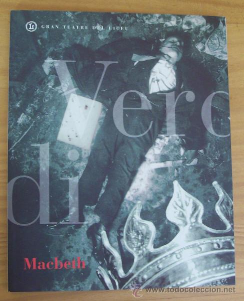 Libros de segunda mano: MACBETH, GRAN TEATRE DEL LICEU 96-97. VERDI SHAKESPEARE OPERA - Foto 1