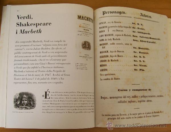 Libros de segunda mano: MACBETH, GRAN TEATRE DEL LICEU 96-97. VERDI SHAKESPEARE OPERA - Foto 2