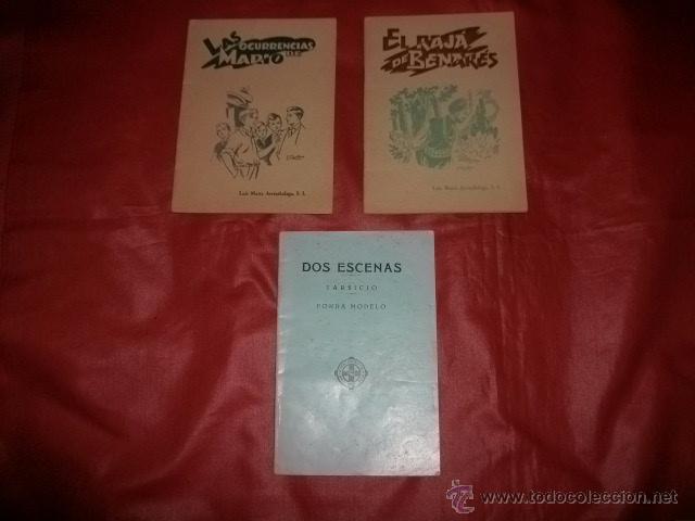 Libros de segunda mano: LOTE TRES OBRAS DE TEATRO DE LUIS MAR&Iacute;A ARRIZABALAGA