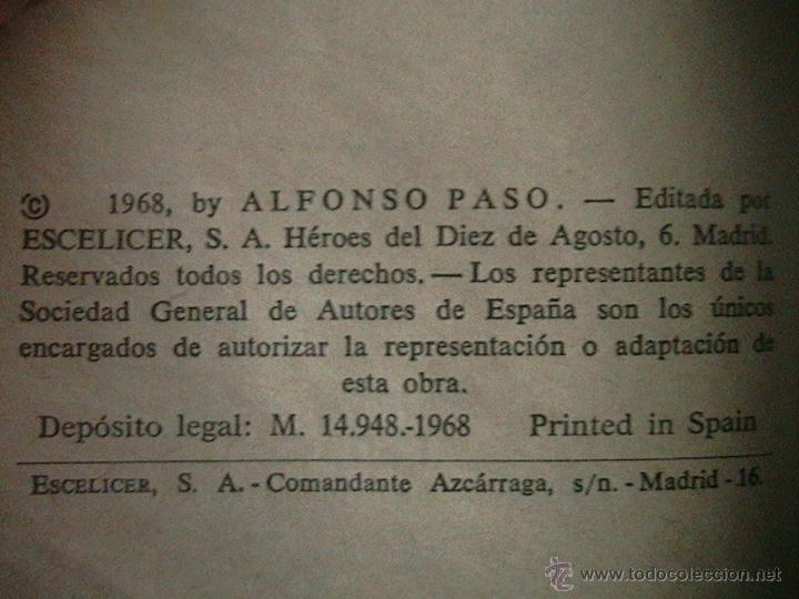 Libros de segunda mano: Ense&ntilde;ar a un sinverg&uuml;enza colecci&oacute;n teatro - Foto 3