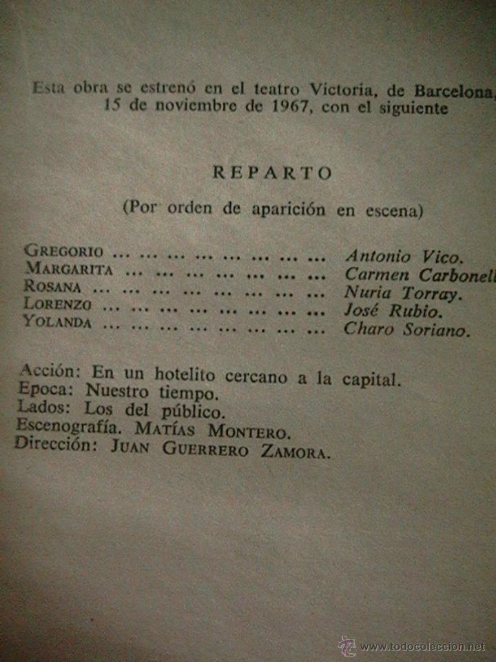 Libros de segunda mano: Ense&ntilde;ar a un sinverg&uuml;enza colecci&oacute;n teatro - Foto 4