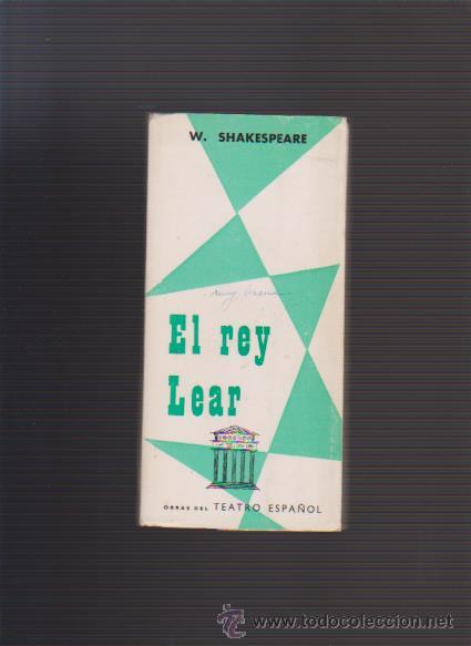 Libros de segunda mano: W. SHAKESPEARE - EL REY LEAR - EDITORA NACIONAL 1967 / MADRID - Foto 1