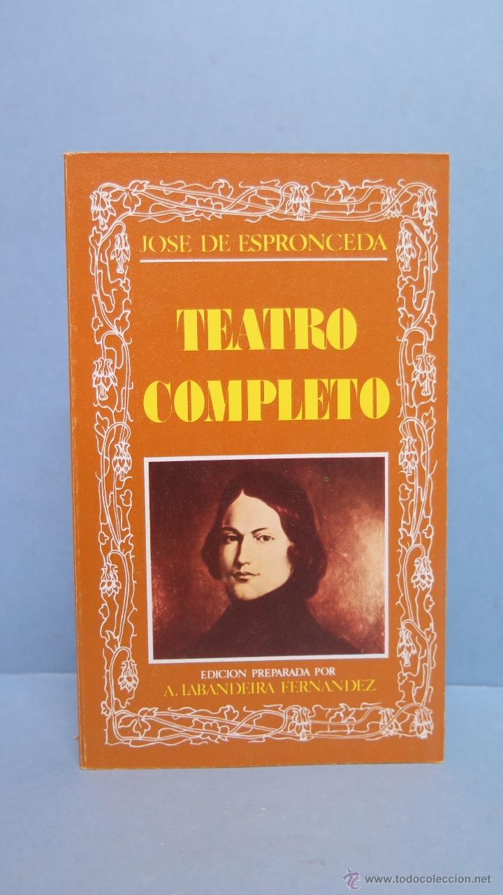 Libros de segunda mano: TEATRO COMPLETO. JOSE DE ESPRONCEDA - Foto 1