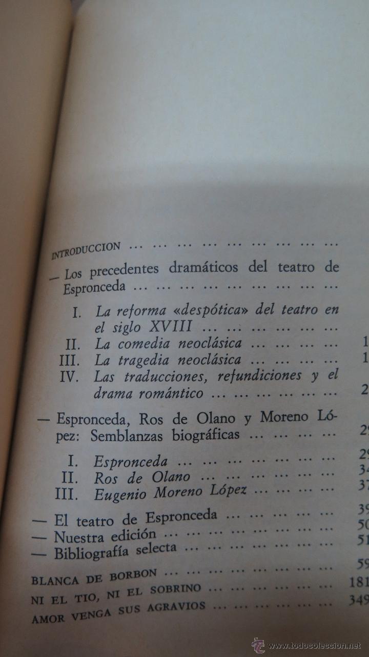 Libros de segunda mano: TEATRO COMPLETO. JOSE DE ESPRONCEDA - Foto 2