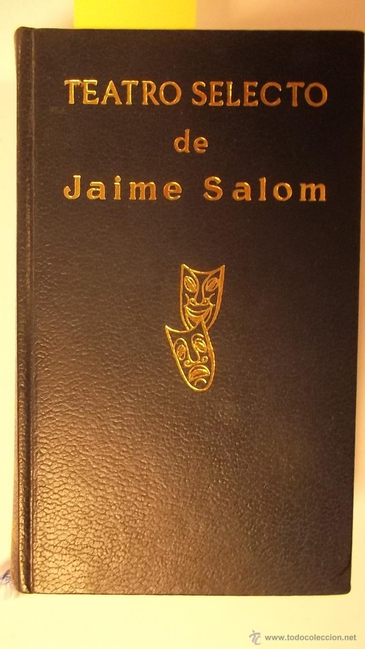Libros de segunda mano: Teatro Selecto - Jaime Salom - Foto 1