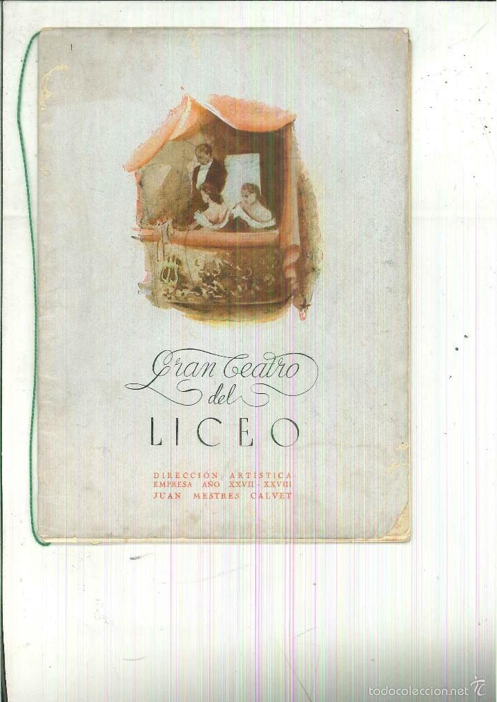 Libros de segunda mano: FAUST. GRAN TEATRO DEL LICEO - Foto 1