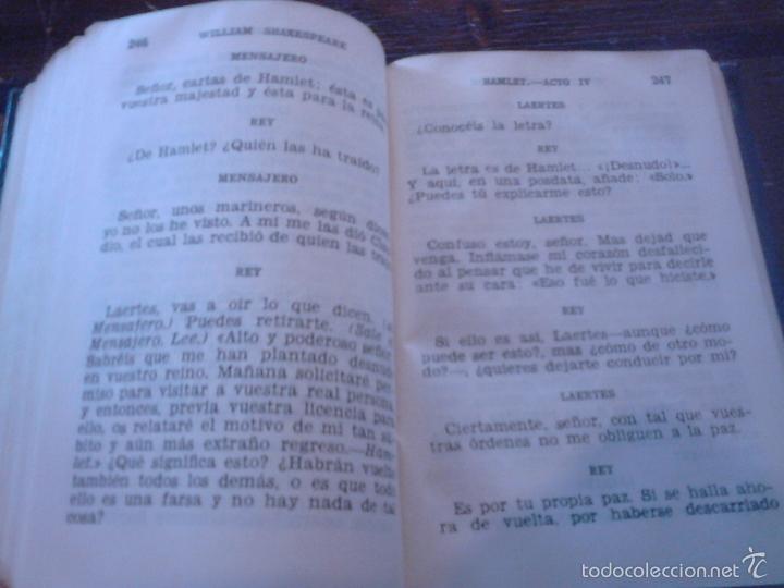 Libros de segunda mano: William Shakespeare: Hamlet / Macbeth. Aguilar, 1951. - Foto 4