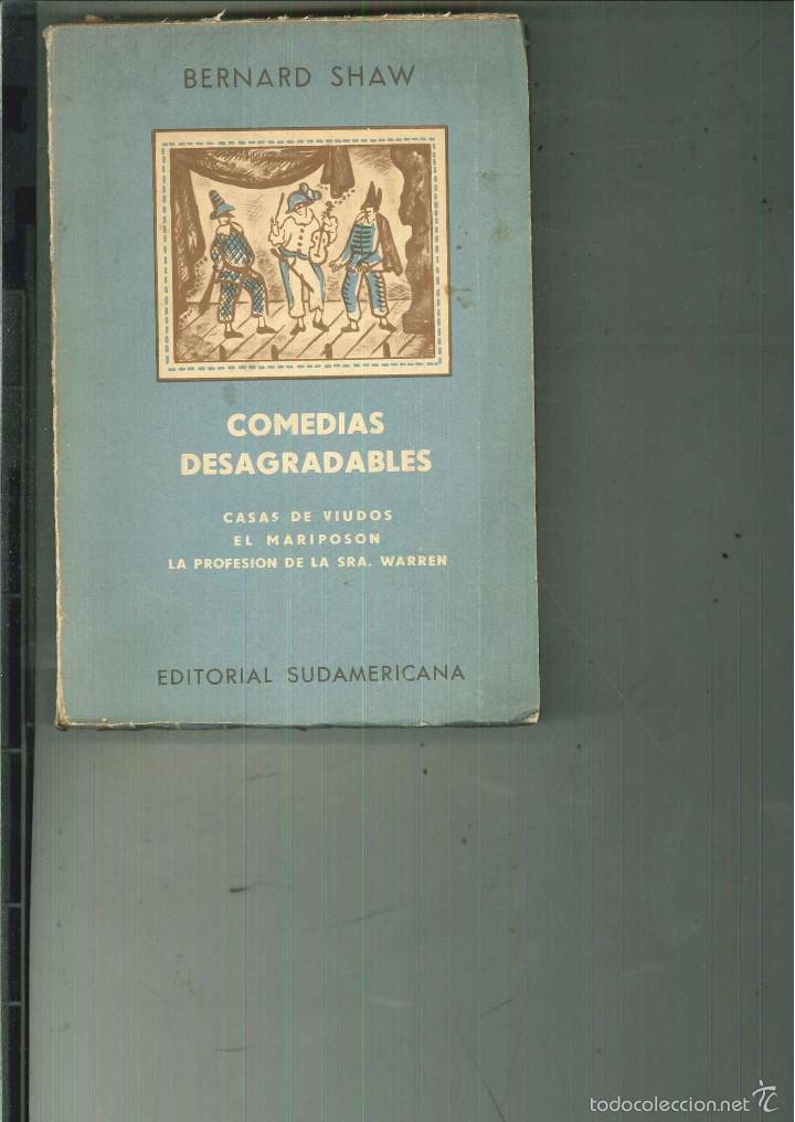 Libros de segunda mano: COMEDIAS DESAGRADABLES. Bernard Shaw - Foto 1