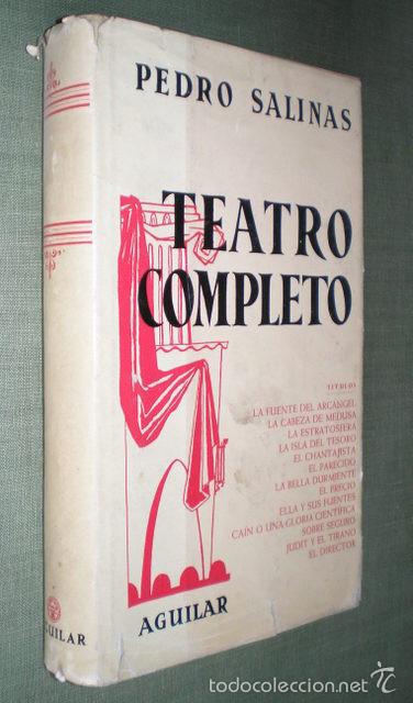 Libros de segunda mano: SALINAS, Pedro: TEATRO COMPLETO. - Foto 1