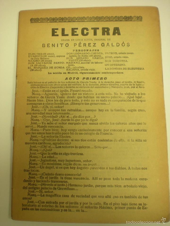 Libros de segunda mano: Electra - Foto 1