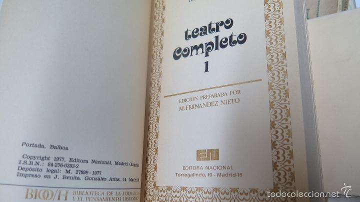Libros de segunda mano: TEATRO COMPLETO. LEANDRO FERNANDEZ MORATIN. 2 TOMOS - Foto 2