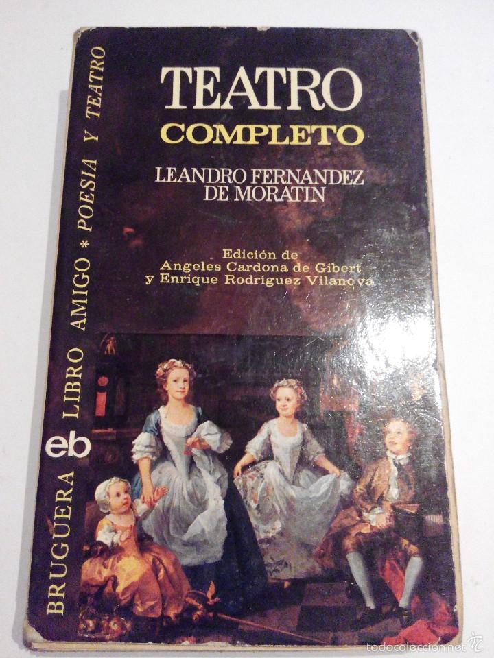 Libros de segunda mano: TEATRO COMPLETO - LEANDRO FERNANDEZ DE MORATIN - Foto 1