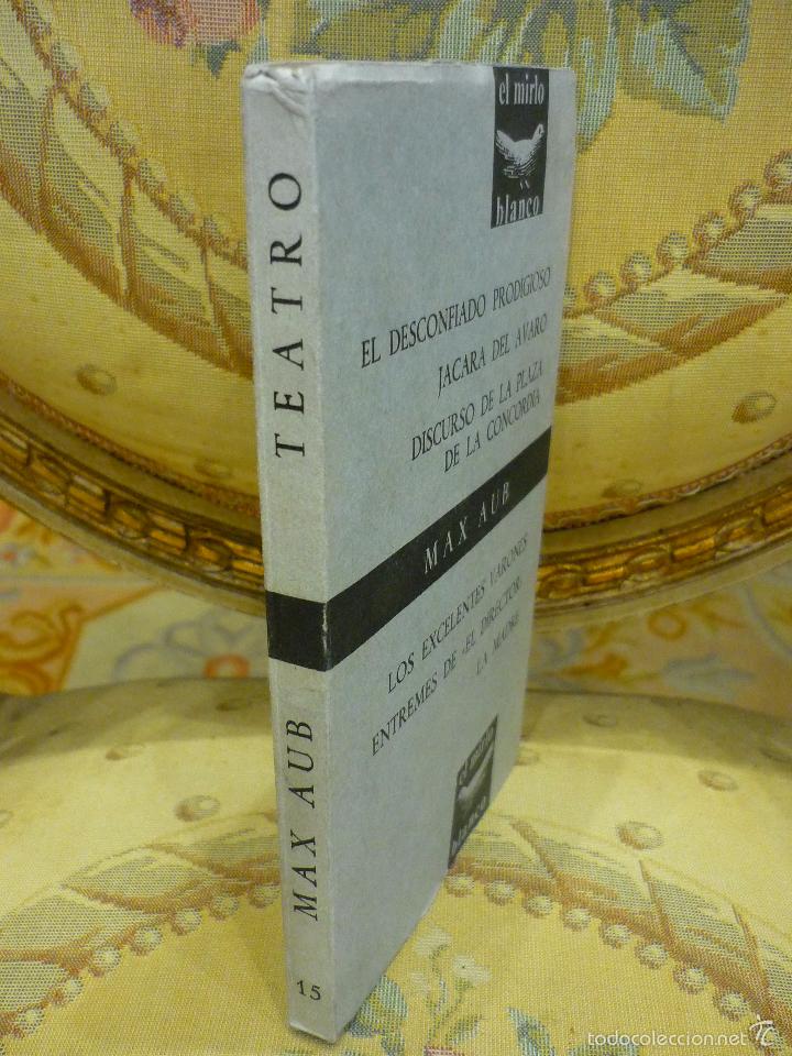 Libros de segunda mano: DRAMAS DE MAX AUB. COLECCI&Oacute;N EL MIRLO BLANCO N&ordm; 15. - Foto 2