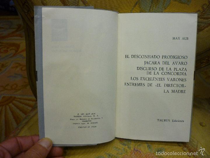 Libros de segunda mano: DRAMAS DE MAX AUB. COLECCI&Oacute;N EL MIRLO BLANCO N&ordm; 15. - Foto 3