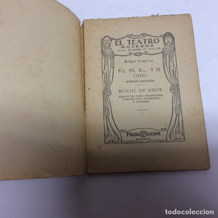 Libros de segunda mano: LIBRO YO, TU EL... Y EL OTRO / FELIPE SASSONE - Foto 2