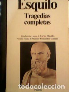 Libros de segunda mano: Esquilo - Tragedias completas (Planeta, 1993) R&uacute;stica 320 pgs - Foto 1