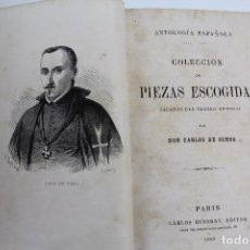 Libros de segunda mano: L- 4073. COLECCION DE PIEZAS ESCOGIDAS, DON CARLOS DE OCHOA. 1860.