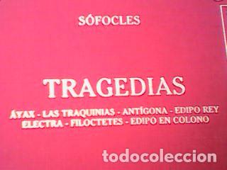Libros de segunda mano: Sofocles - Tragedias (Ed. Gredos, 2015) carton&eacute; con sobrecubierta - Edici&oacute;n definitiva - Foto 5