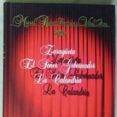 Libros de segunda mano: ZARAGÜETA / EL SEÑOR GOBERNADOR / LA CALANDRIA - TEATRO ESPAÑOL - ED. RUEDA 2004 - VER DESCRIPCIÓN. Lote 72026755