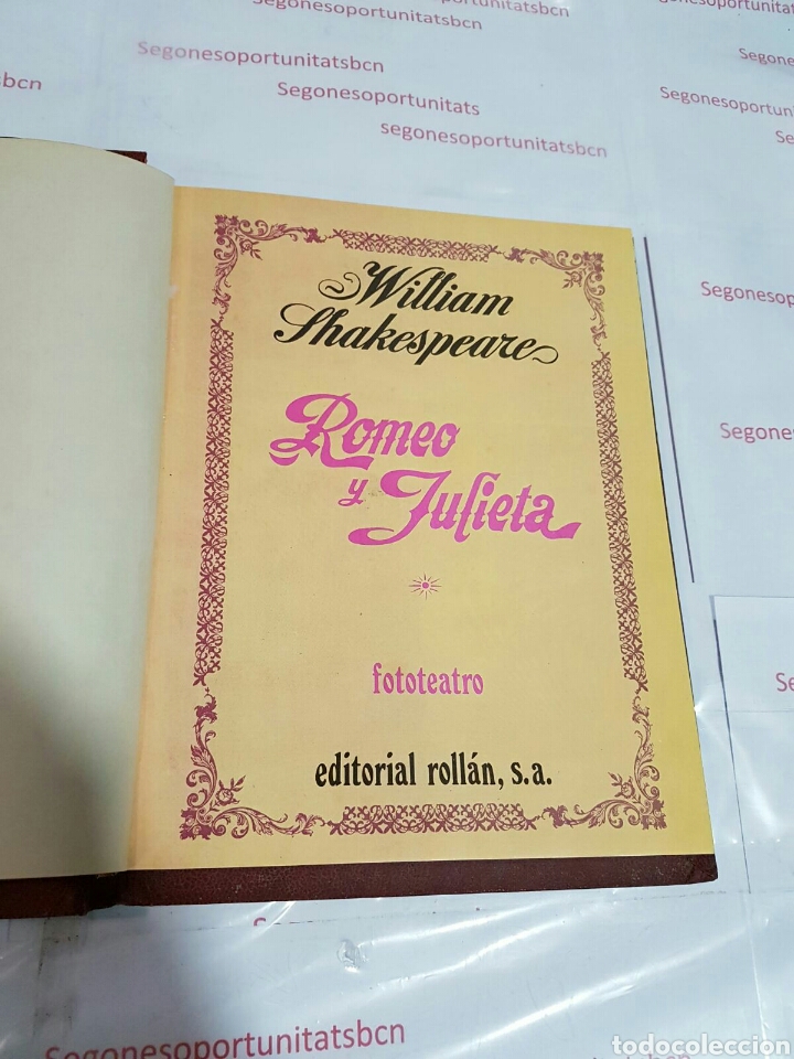 Libros de segunda mano: ROMEO Y JULIETA - WILLIAM SHAKESPEARES - ED. ROLL&Aacute;N - Foto 3