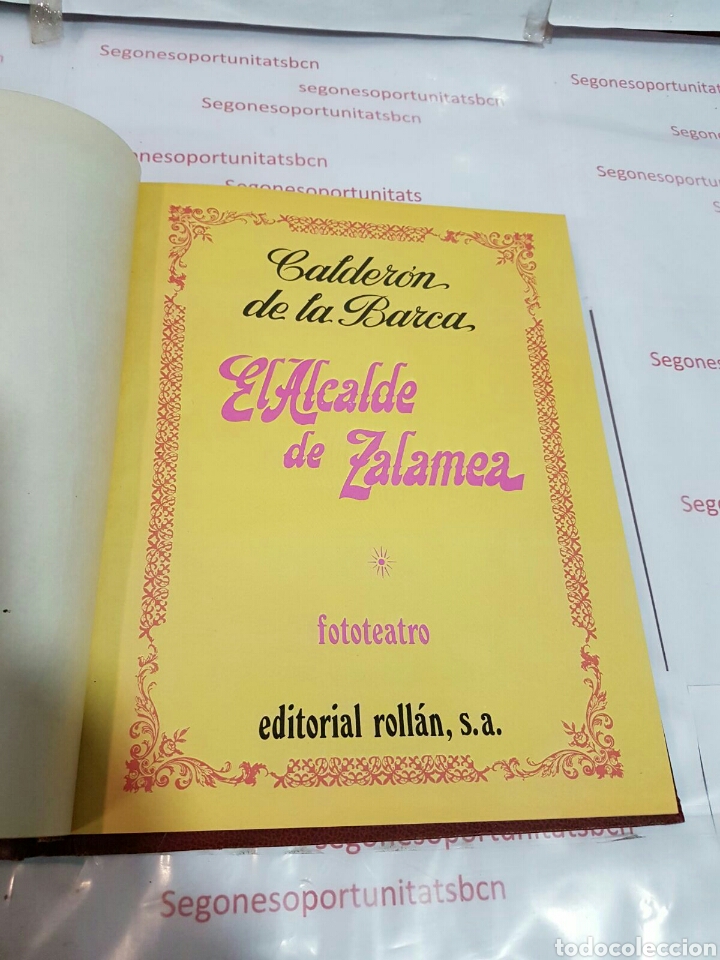 Libros de segunda mano: CALDER&Oacute;N DE LA BARCA - EL ALCALDE DE ZALAMEA - ED. ROLL&Aacute;N - Foto 3