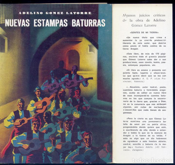 Livros em segunda m&atilde;o: GOMEZ LATORRE, Adelino.   Nuevas estampas baturras.  1973.