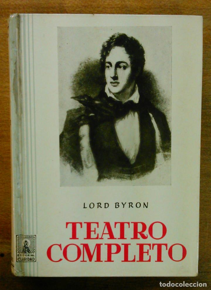 Libros de segunda mano: TEATRO COMPLETO -LORD BYRON - Foto 1