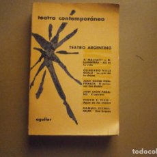 Libros de segunda mano: 1 LIBRO AÑO 1962 - TEATRO CONTEMPORANEO _ TEATRO ARGENTINO
