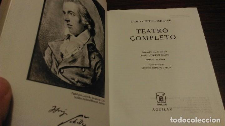 Libros de segunda mano: Schiller. Teatro completo - Foto 2