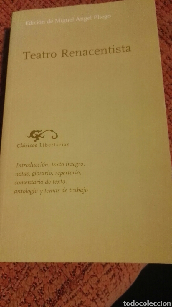 Libros de segunda mano: Teatro renacentista - Foto 1